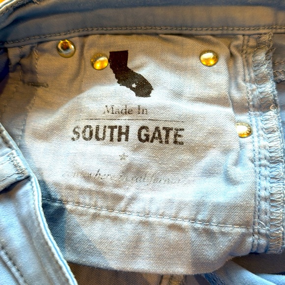 AG Adriano Goldschmied Womens 26 Reg The Stilt Cigarette Leg Jeans Neon Blue 26R - Picture 12 of 12